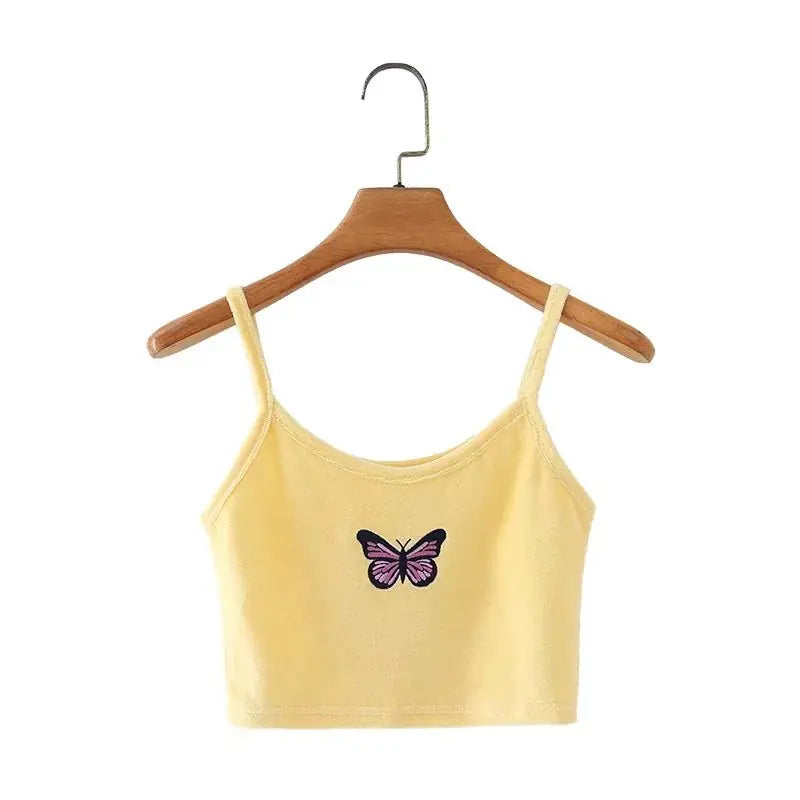 Women's Velvet Butterfly Embroidery Set