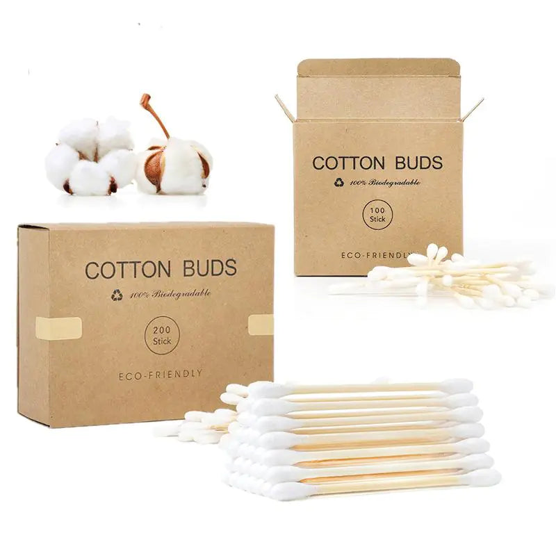 Bamboo Cotton Swabs 200ct