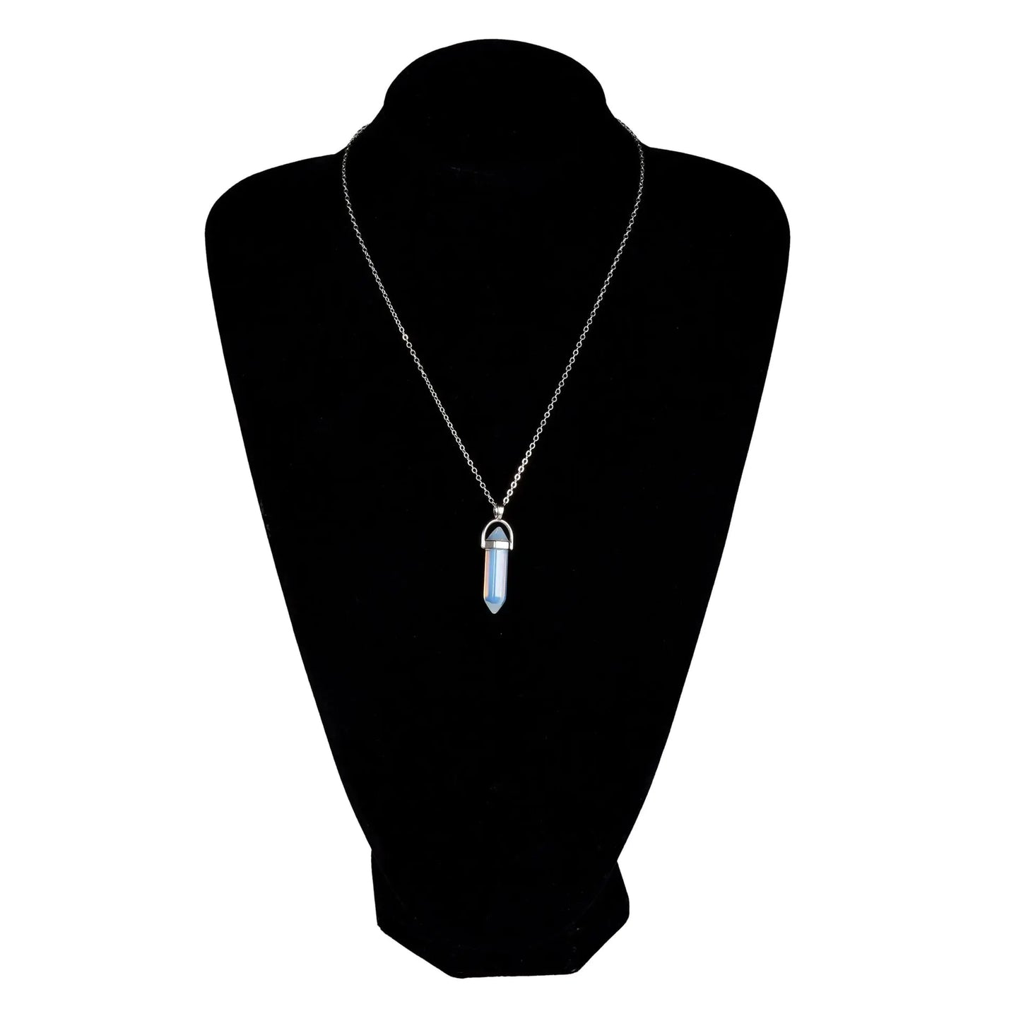 Short Crystal Pendant Necklace