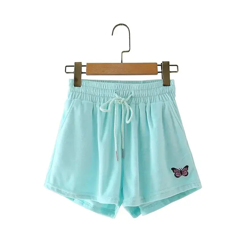 Women's Velvet Butterfly Embroidery Set