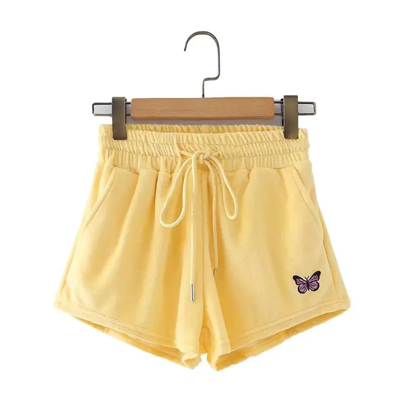 Women's Velvet Butterfly Embroidery Set