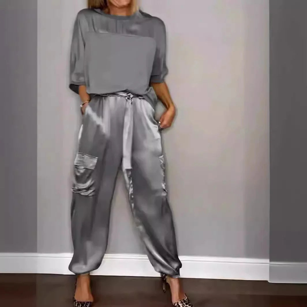 Elegant Satin Ensemble