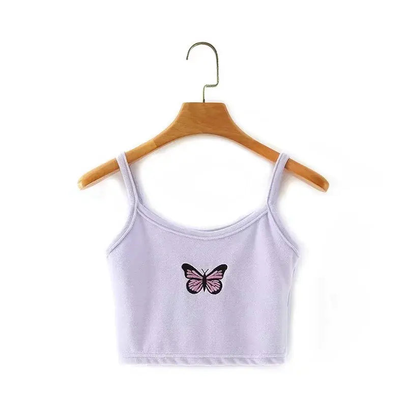 Women's Velvet Butterfly Embroidery Set